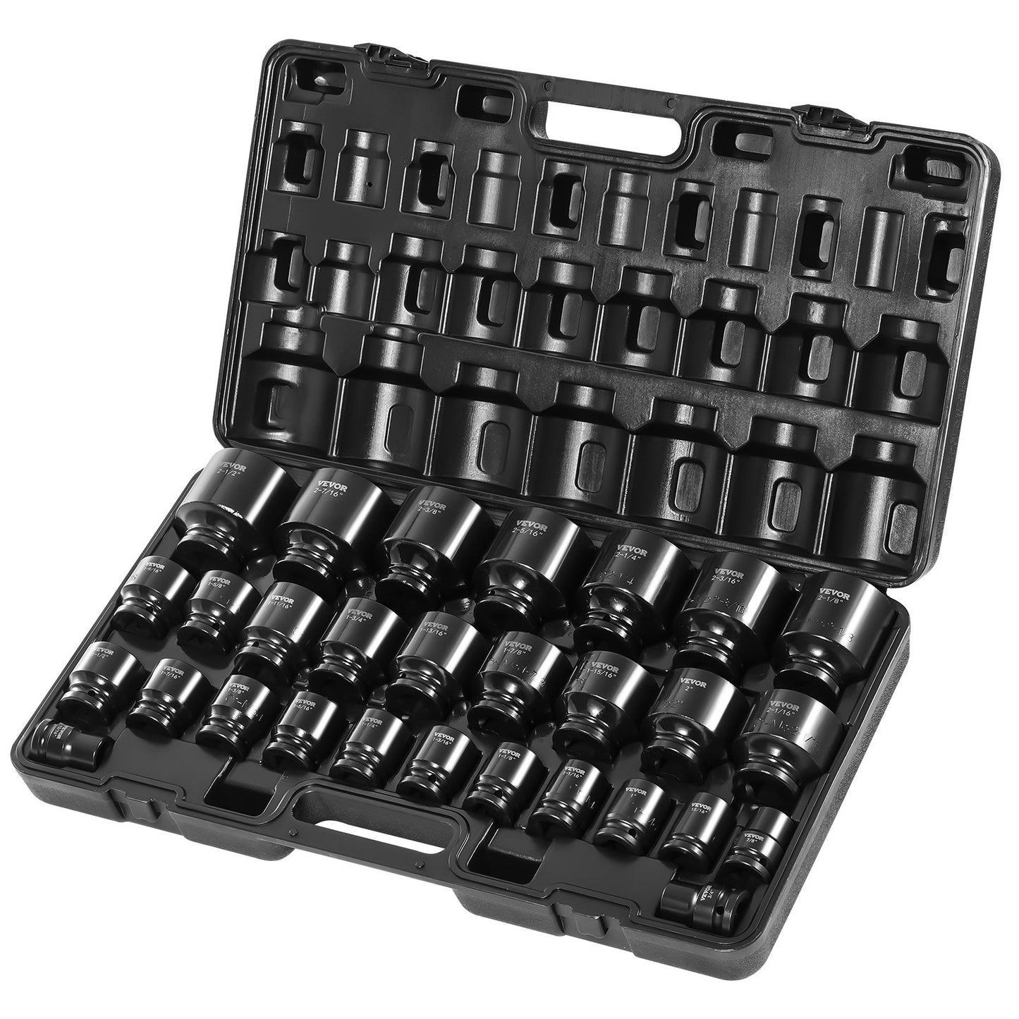 Impact Socket Set 3/4 Inches 29 Piece Impact Sockets, 6-Point Sockets, Rugged Construction, CR-M0, 3/4 Inches V952-CJTT34IN29PC00001V0