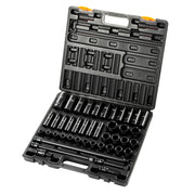 Impact Socket Set 43 Piece Impact Sockets, Standard Socket Assortment, Drive Socket Set 6-Point Sockets V952-CJTT43PC12INZJ001V0