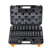 1/2" Drive Deep Impact Socket Set, 34pcs Socket Set Metric (8-36mm) 6 Point Cr-MO Alloy Steel for Auto V952-CJTTZ12CRMO3448AJV0