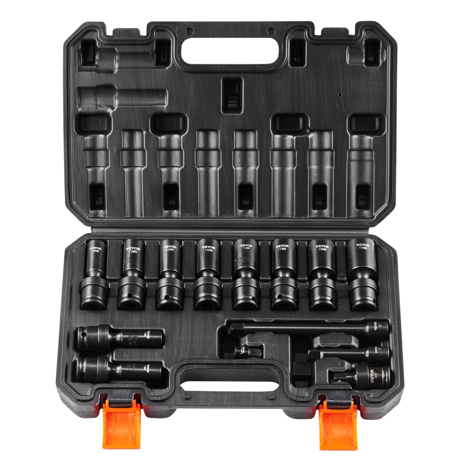 360 Degree Swivel Impact Sockets Set 14pcs 6-Point 3/8in Drive Socket Set V952-CJTTZJ1CRMO10JEDIV0