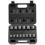 3/8" Drive Impact Socket Set, 14 Piece Shallow Socket Set Metric 7-20mm, 6 Point Cr-Mo Alloy Steel for Auto V952-CJTTZJ1CRMO17G1EZV0