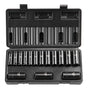 3/8" Drive Impact Socket Set, 15 Piece Deep Socket Set Metric 8-22mm, 6 Point Cr-Mo Alloy Steel for Auto V952-CJTTZJ1CRMO1D0PTUV0
