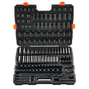 Impact Sockets Set 130PCS 6-Point 3/8" & 1/2" Drive Bit Ratchet Tool Kit V952-CJTTZJ1CRMO1LIEEAV0