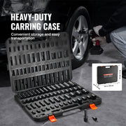 Impact Sockets Set 59pcs 6-Point 3/8" & 1/2" Drive Bit Ratchet Tool Kit V952-CJTTZJ1CRMO53W901V0