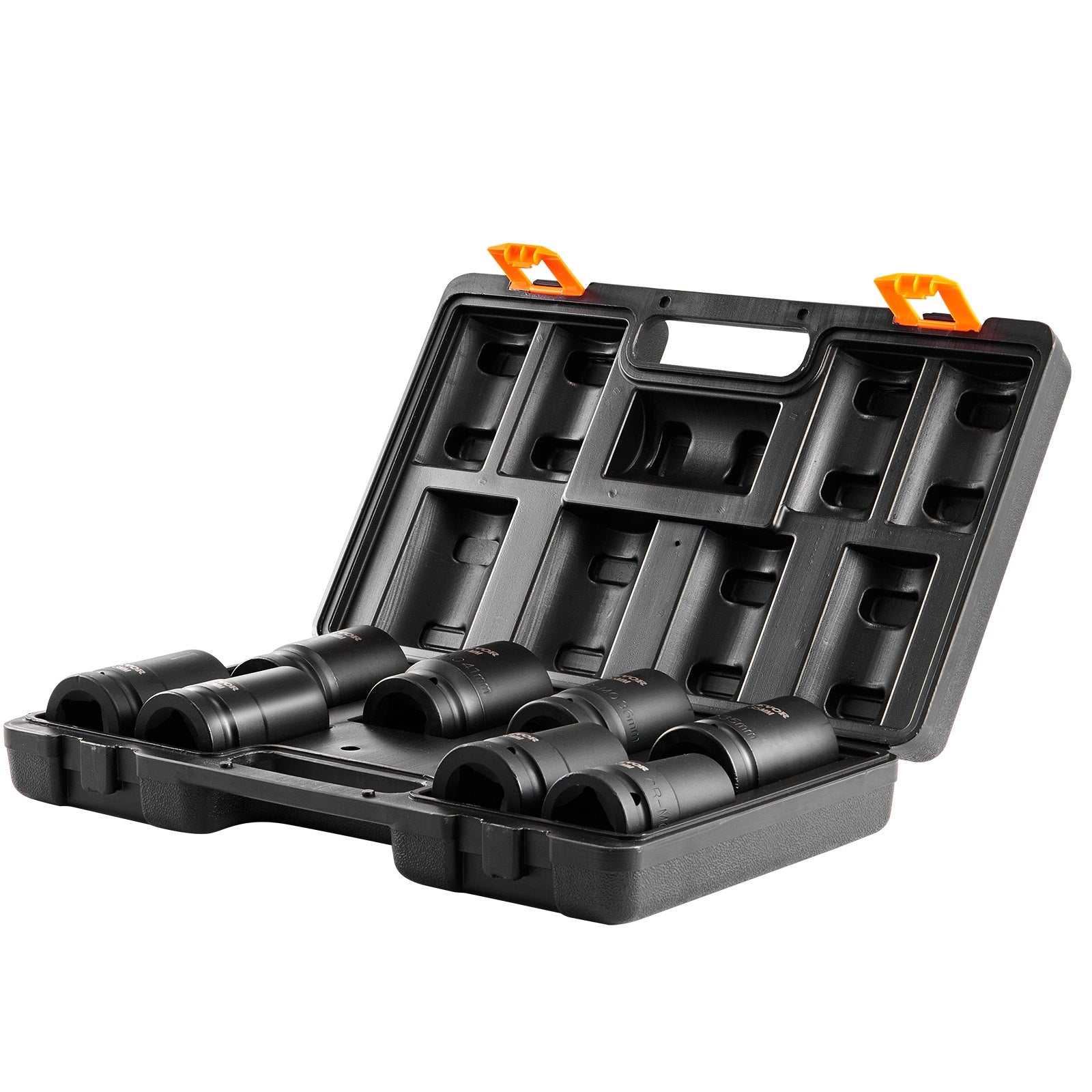 Impact Sockets Set 8pcs 6-Point 1" Drive Bit Ratchet Tool Kit Case V952-CJTTZJ1CRMO8V7TC1V0