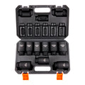 Impact Sockets Set 9pcs 6-Point 1/2in Metric Drive Bit Ratchet Tool Kit V952-CJTTZJCRMO912IFZ2V0