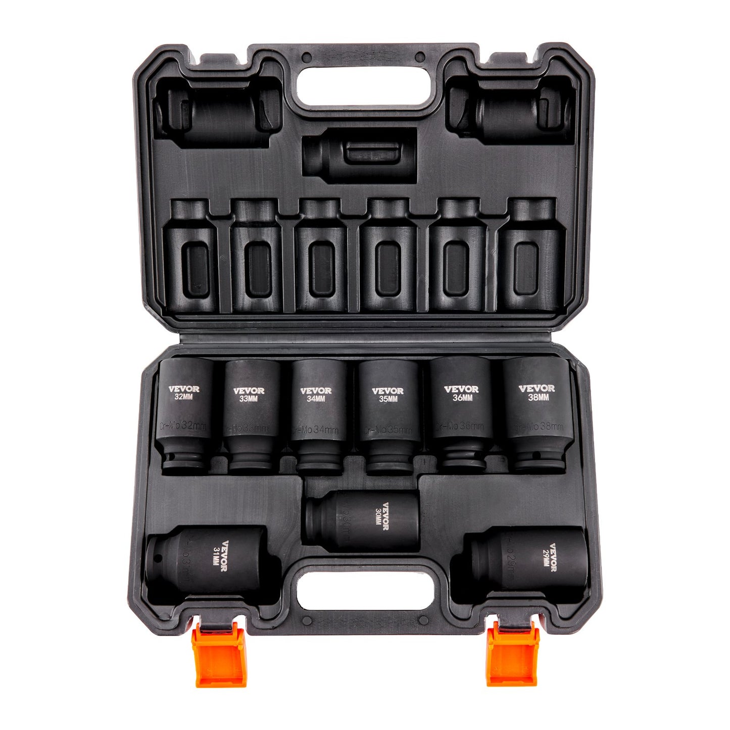 Impact Sockets Set 9pcs 6-Point 1/2in Metric Drive Bit Ratchet Tool Kit V952-CJTTZJCRMO912IFZ2V0