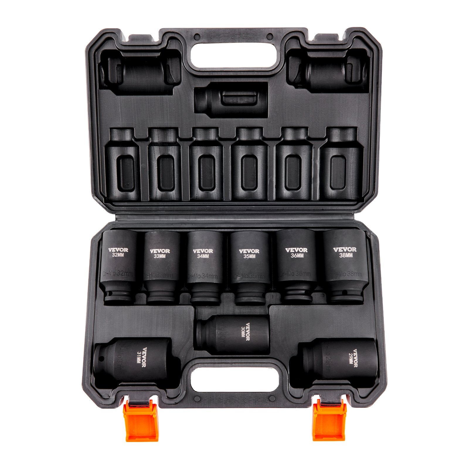 Impact Sockets Set 9pcs 6-Point 1/2in Metric Drive Bit Ratchet Tool Kit V952-CJTTZJCRMO912IFZ2V0
