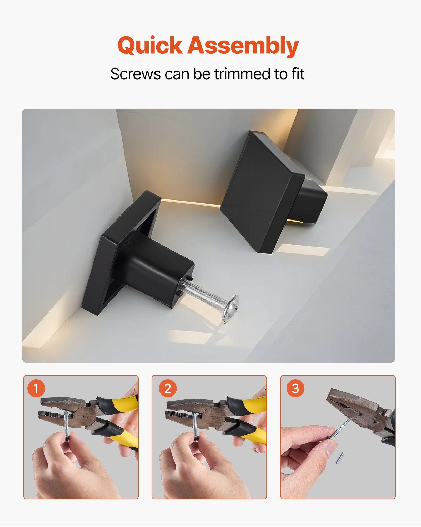 Cabinet Knobs, 10 Pack, 30 mm Black Zinc Alloy Drawer Pulls & Door Handles, Square Kitchen Solid Knobs V952-CJXNFX10PCS031H9B001V0