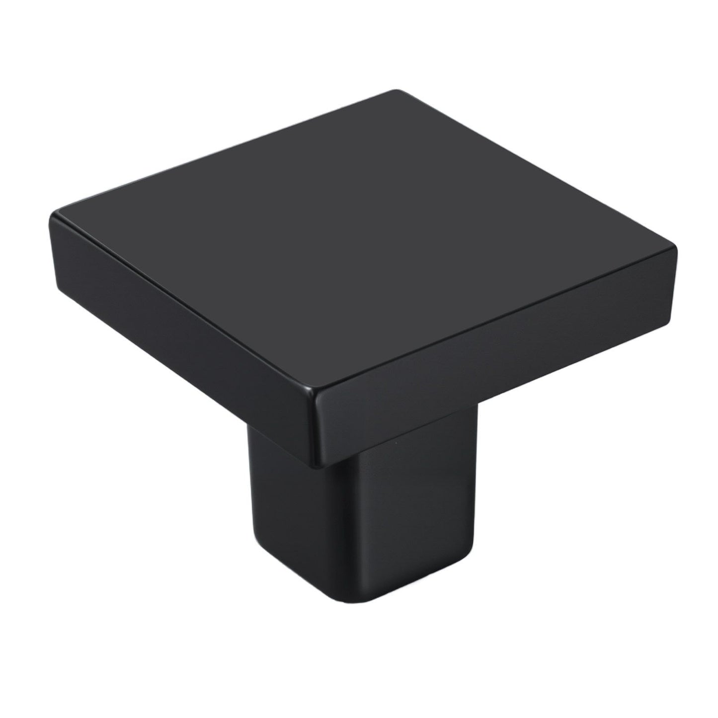 Cabinet Knobs, 10 Pack, 30 mm Black Zinc Alloy Drawer Pulls & Door Handles, Square Kitchen Solid Knobs V952-CJXNFX10PCS031H9B001V0