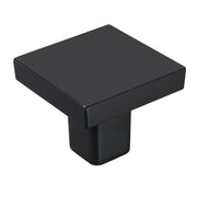 Cabinet Knobs, 10 Pack, 30 mm Black Zinc Alloy Drawer Pulls & Door Handles, Square Kitchen Solid Knobs V952-CJXNFX10PCS031H9B001V0