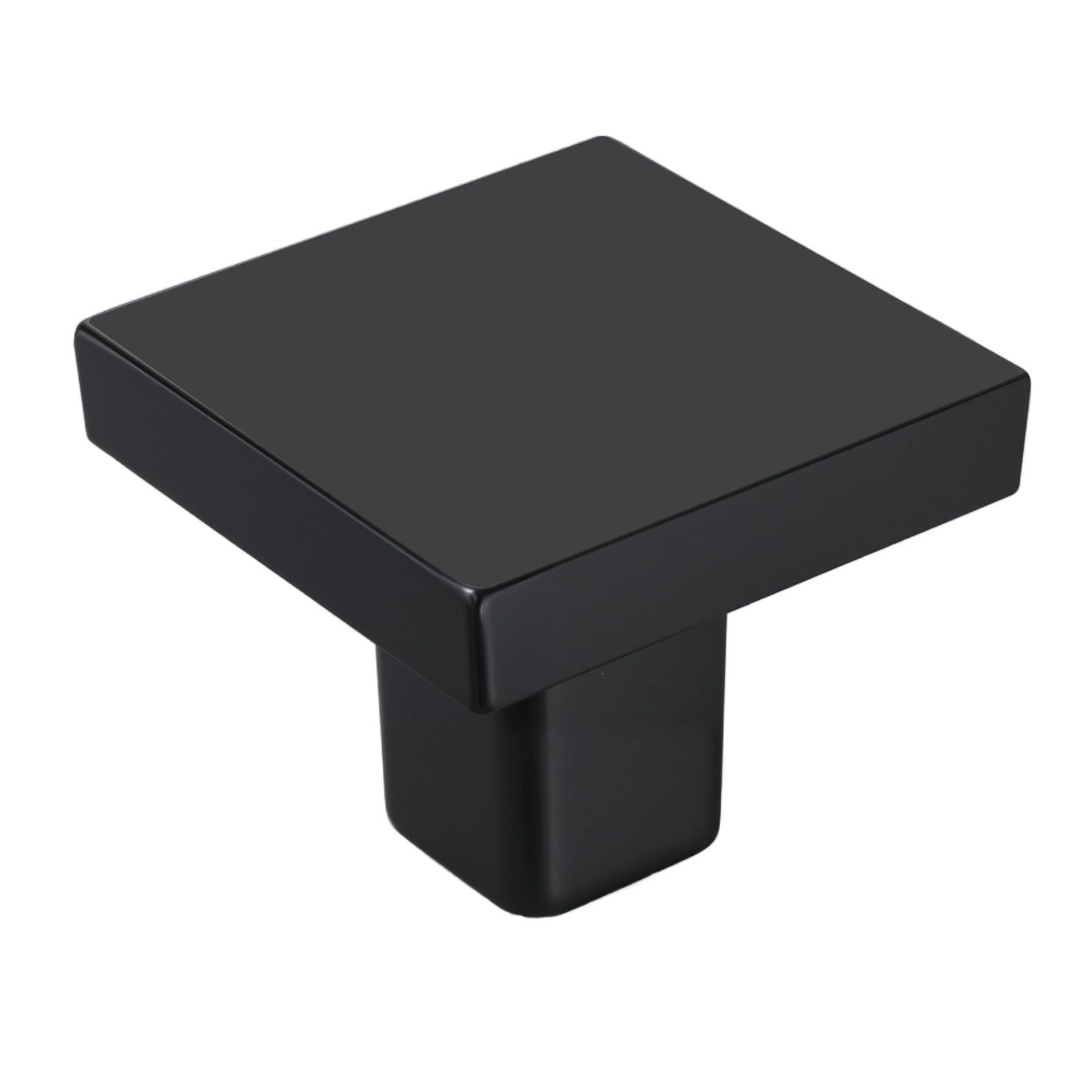 Cabinet Knobs, 10 Pack, 30 mm Black Zinc Alloy Drawer Pulls & Door Handles, Square Kitchen Solid Knobs V952-CJXNFX10PCS031H9B001V0