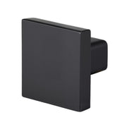Cabinet Knobs, 10 Pack, 30 mm Black Zinc Alloy Drawer Pulls & Door Handles, Square Kitchen Solid Knobs V952-CJXNFX10PCS031H9B001V0