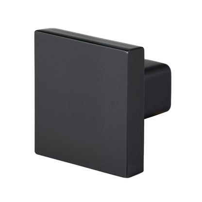 Cabinet Knobs, 10 Pack, 30 mm Black Zinc Alloy Drawer Pulls & Door Handles, Square Kitchen Solid Knobs V952-CJXNFX10PCS031H9B001V0