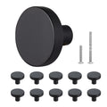 Cabinet Knobs, 10 Pack, 32 mm Black Zinc Alloy Drawer Pulls & Door Handles, Mushroom Kitchen Solid Knobs V952-CJXNJDMGT10PE6O7J001V0