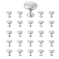 Cabinet Knobs, 25 Pack, 28 mm Zinc Alloy Drawer Pulls Door Handles, Mushroom Kitchen Solid Knobs Dresser V952-CJXNJDMGT25PMSFU4001V0