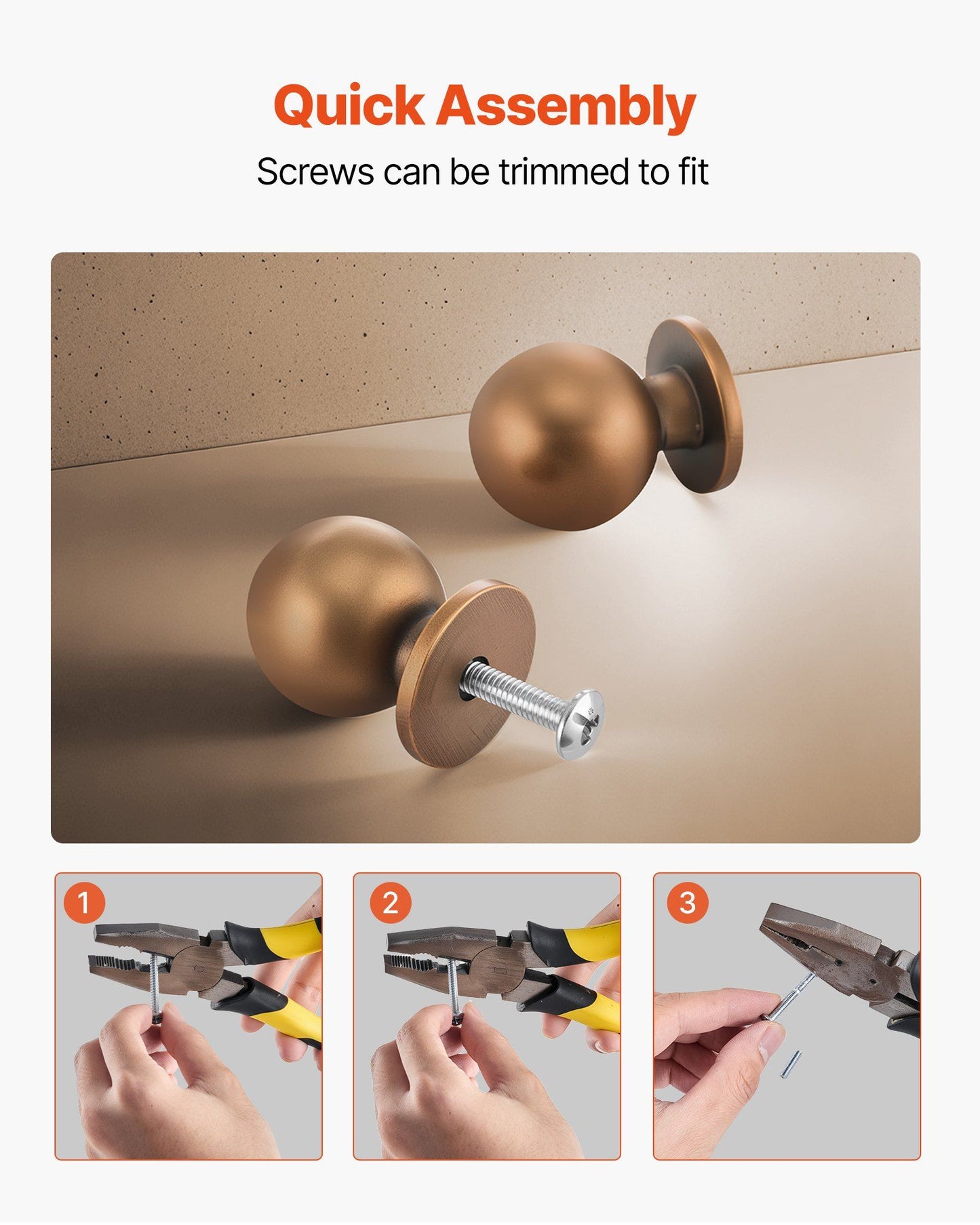 Cabinet Knobs, 12 Pack, 25 mm Zinc Alloy Drawer Pulls Door Handles, Round Kitchen Dresser Solid Knobs V952-CJXNYQ12PCS0E1OAF001V0