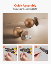 Cabinet Knobs, 12 Pack, 25 mm Zinc Alloy Drawer Pulls Door Handles, Round Kitchen Dresser Solid Knobs V952-CJXNYQ12PCS0E1OAF001V0