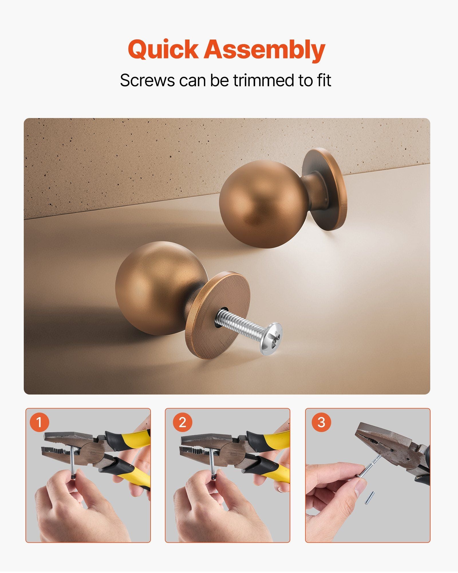 Cabinet Knobs, 12 Pack, 25 mm Zinc Alloy Drawer Pulls Door Handles, Round Kitchen Dresser Solid Knobs V952-CJXNYQ12PCS0E1OAF001V0