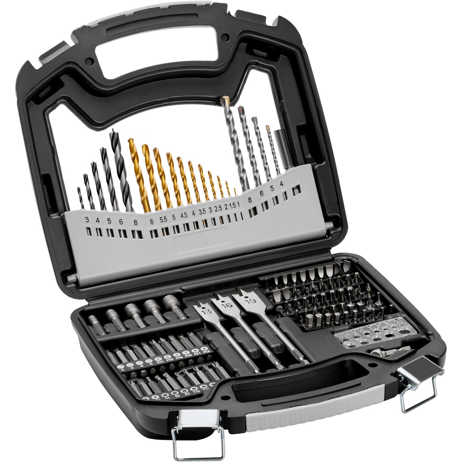 Drill Bit Set 101PCS Screwdriver Bit Set with Carrying Case Multi-purpose V952-CJZHQZTZ112P5AA14V0