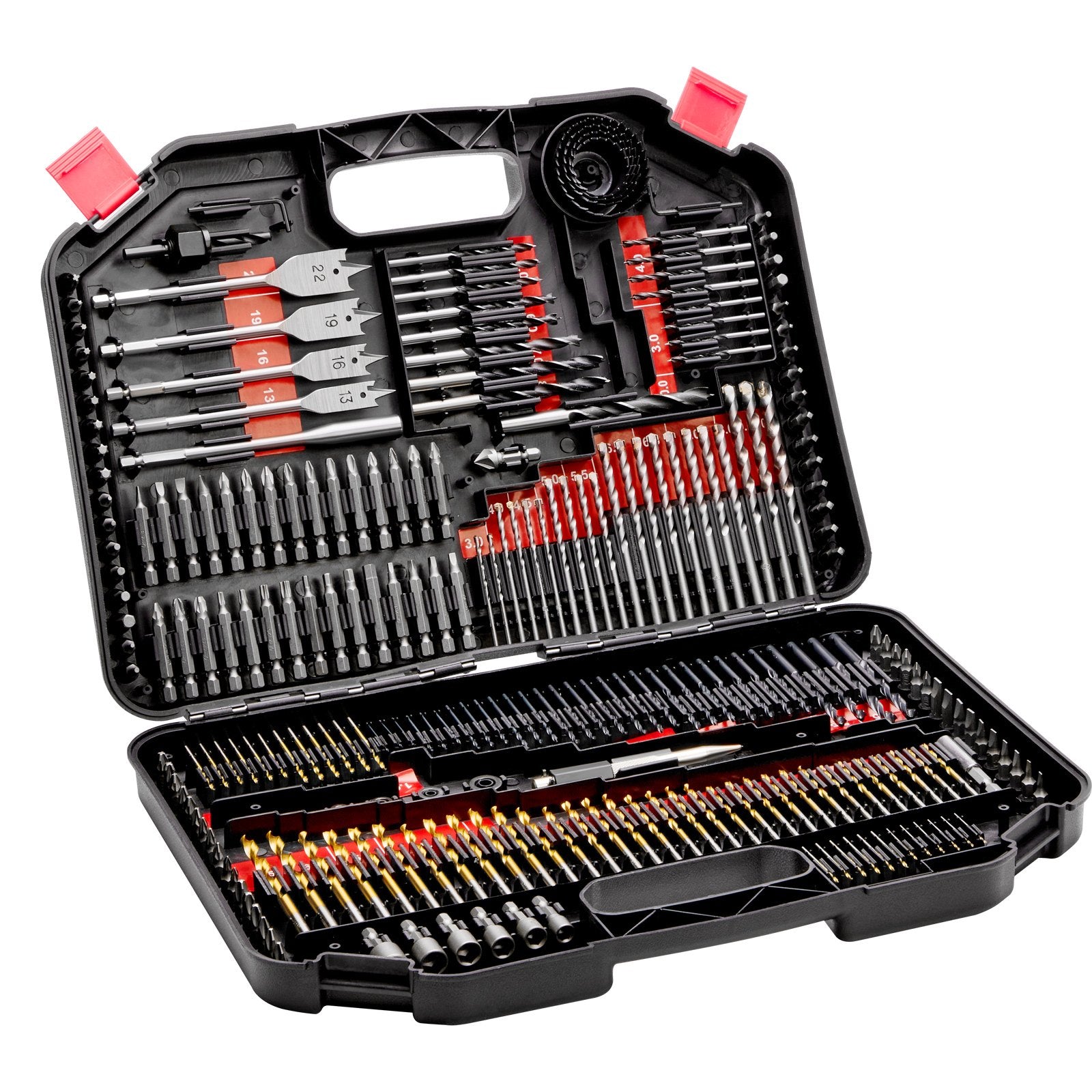 Drill Bit Set, 246 Pieces Drill and Driver Bit Set, Screwdriver Bit Set Suitable for Wood Metal Cement V952-CJZHQZTZ246PK9I75V0