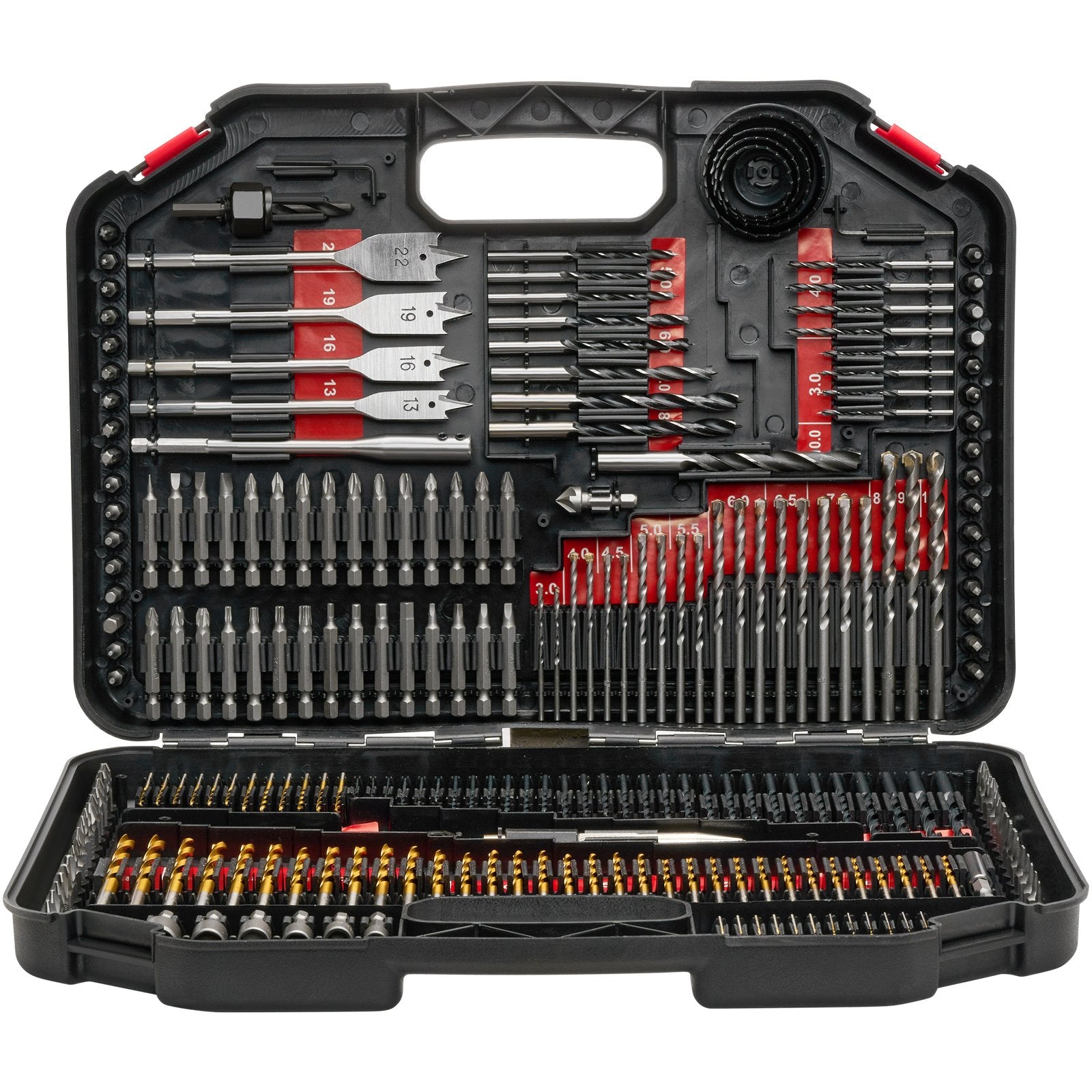 Drill Bit Set, 246 Pieces Drill and Driver Bit Set, Screwdriver Bit Set Suitable for Wood Metal Cement V952-CJZHQZTZ246PK9I75V0