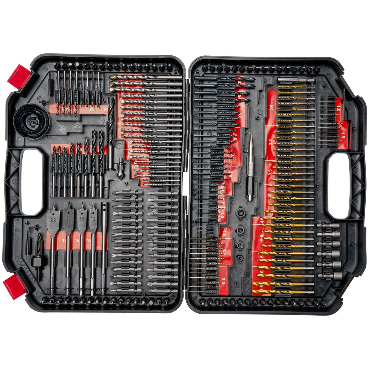 Drill Bit Set, 246 Pieces Drill and Driver Bit Set, Screwdriver Bit Set Suitable for Wood Metal Cement V952-CJZHQZTZ246PK9I75V0