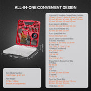 Drill Bit Set 70 PCS Screwdriver Bit Set with Carrying Case Multi-purpose V952-CJZHQZTZ63PC9M2FJV0