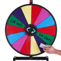 24 inch Spinning Prize Wheel, 14 Slots Tabletop Spinner, Heavy Duty Roulette Wheel with a Dry Erase and 2 V952-CJZLJP24YCGD8WSCVV0