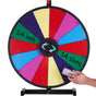 24 inch Spinning Prize Wheel, 14 Slots Tabletop Spinner, Heavy Duty Roulette Wheel with a Dry Erase and 2 V952-CJZLJP24YCGD8WSCVV0
