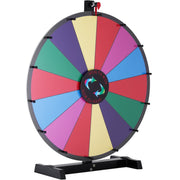 24 inch Spinning Prize Wheel, 14 Slots Tabletop Spinner, Heavy Duty Roulette Wheel with a Dry Erase and 2 V952-CJZLJP24YCGD8WSCVV0