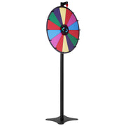 24 inch Spinning Prize Wheel, 14 Slots Spinning Wheel, Roulette Wheel with a Dry Erase and 2 Markers, V952-CJZLJP24YCLDOLAIQV0