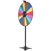 36 inch Spinning Prize Wheel, 18 Slots Spinning Wheel, Roulette Wheel with a Dry Erase and 2 Markers, V952-CJZLJP36YCLD348OOV0