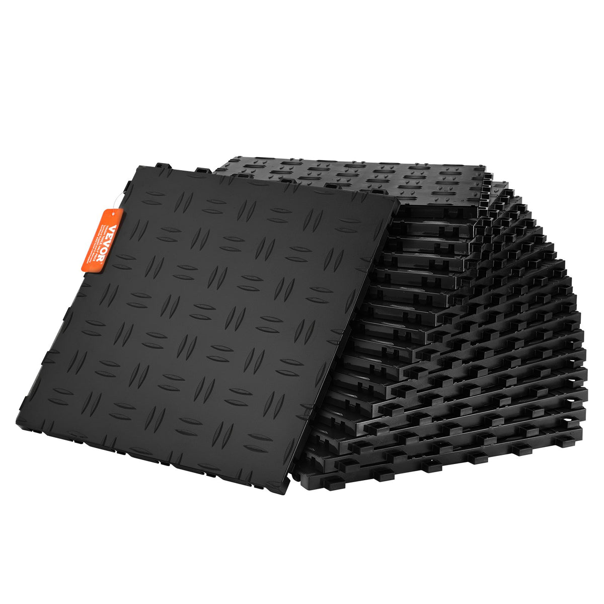 Garage Tiles Interlocking, 12 x 12 x 0.53 inch 25 Pack Garage Floor Covering Tiles, Non-Slip Double-Sided V952-CKDDHSJ251212I91TV0