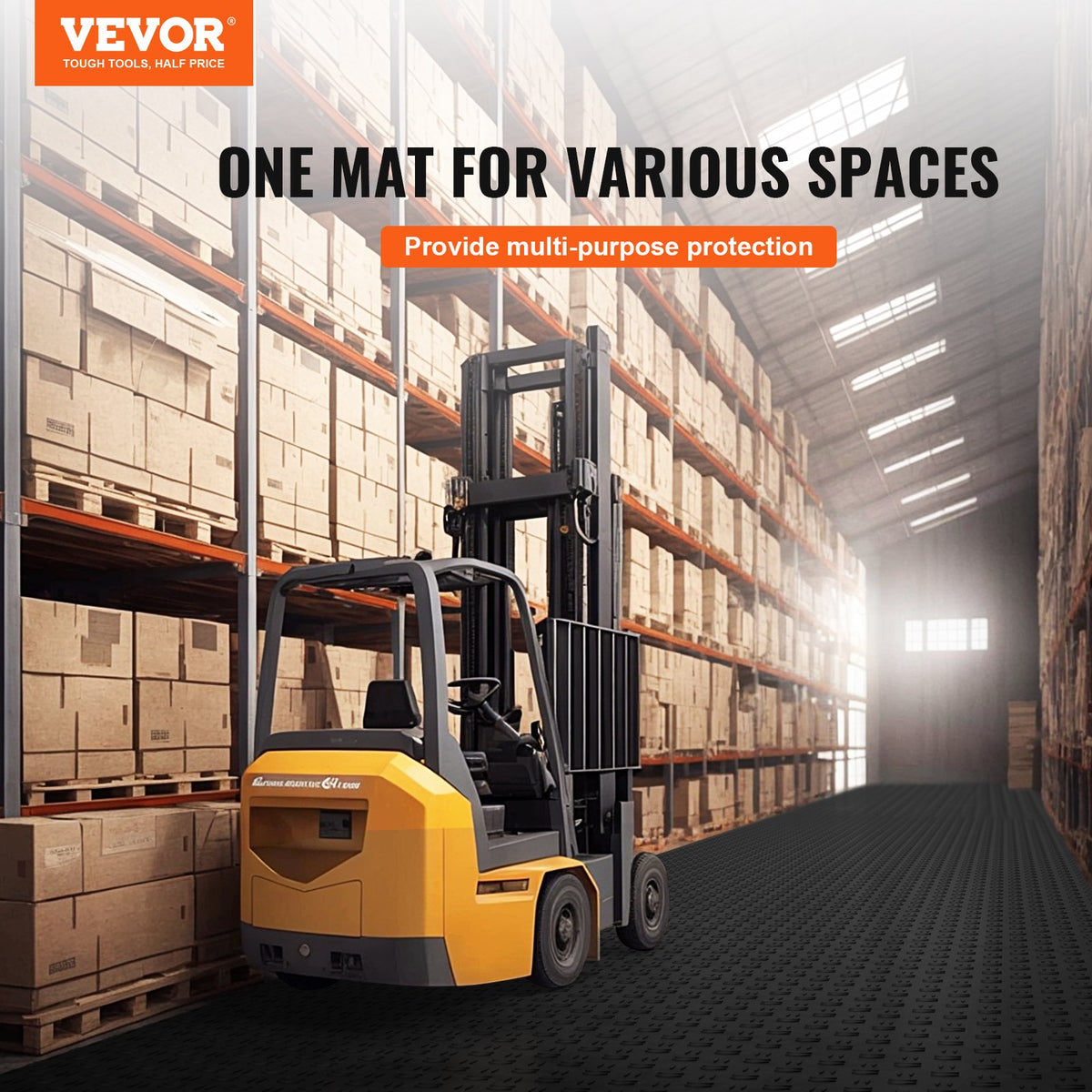 Garage Tiles Interlocking, 12 x 12 x 0.53 inch 25 Pack Garage Floor Covering Tiles, Non-Slip Double-Sided V952-CKDDHSJ251212I91TV0