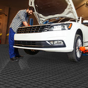 Garage Tiles Interlocking, 12 x 12 x 0.53 inch 25 Pack Garage Floor Covering Tiles, Non-Slip Double-Sided V952-CKDDHSJ251212I91TV0