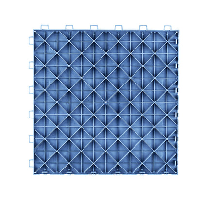 Garage Tiles Interlocking 12x12 in 25 Pack Garage Flooring Tiles Blue V952-CKDDLSJ251212C791V0