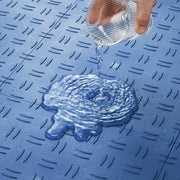 Garage Tiles Interlocking 12x12 in 25 Pack Garage Flooring Tiles Blue V952-CKDDLSJ251212C791V0
