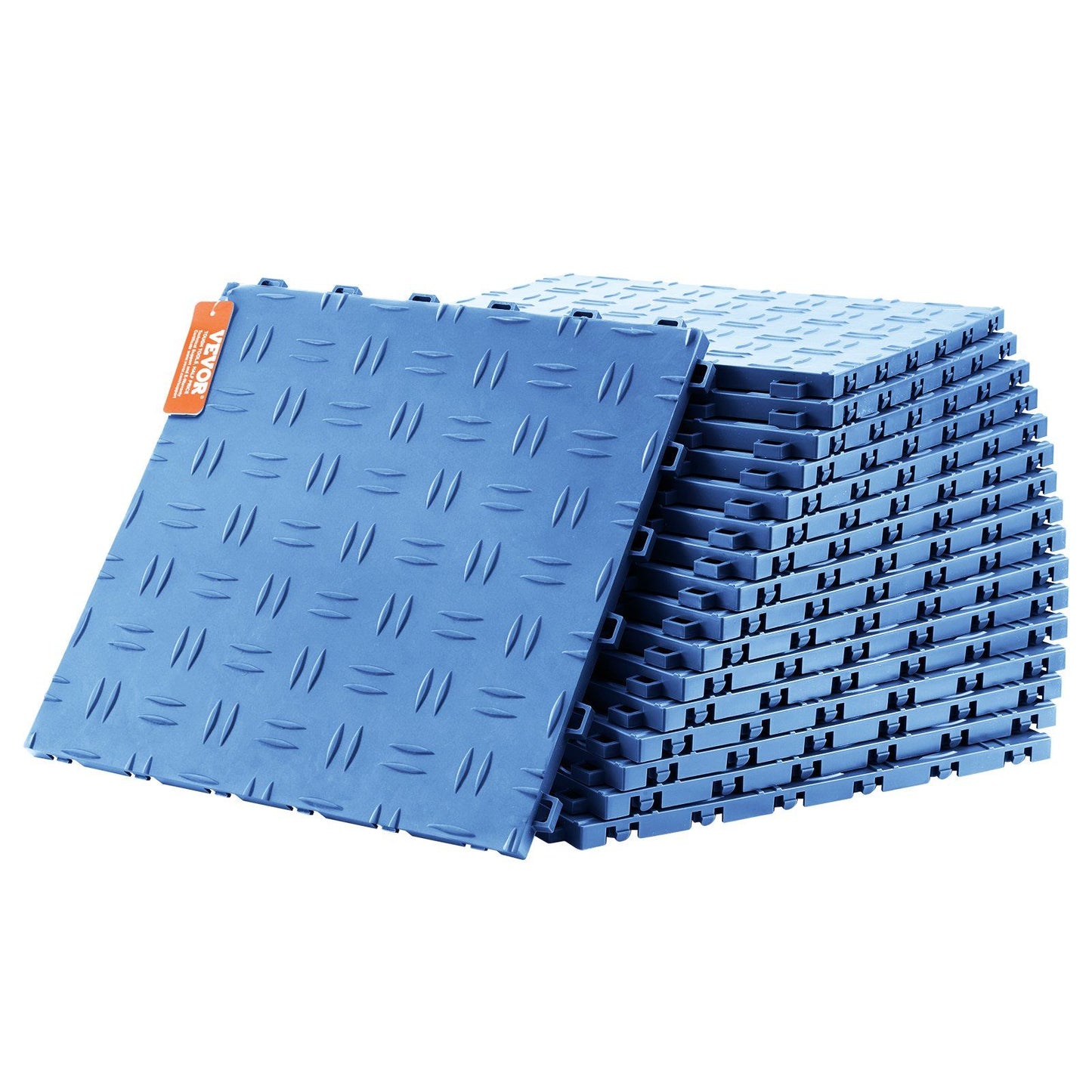 Garage Tiles Interlocking, 305 x 305 x 13.4 mm 50 Pack Garage Floor Covering Tiles, Non-Slip Double-Sided V952-CKDDLSJ501212K34WV0