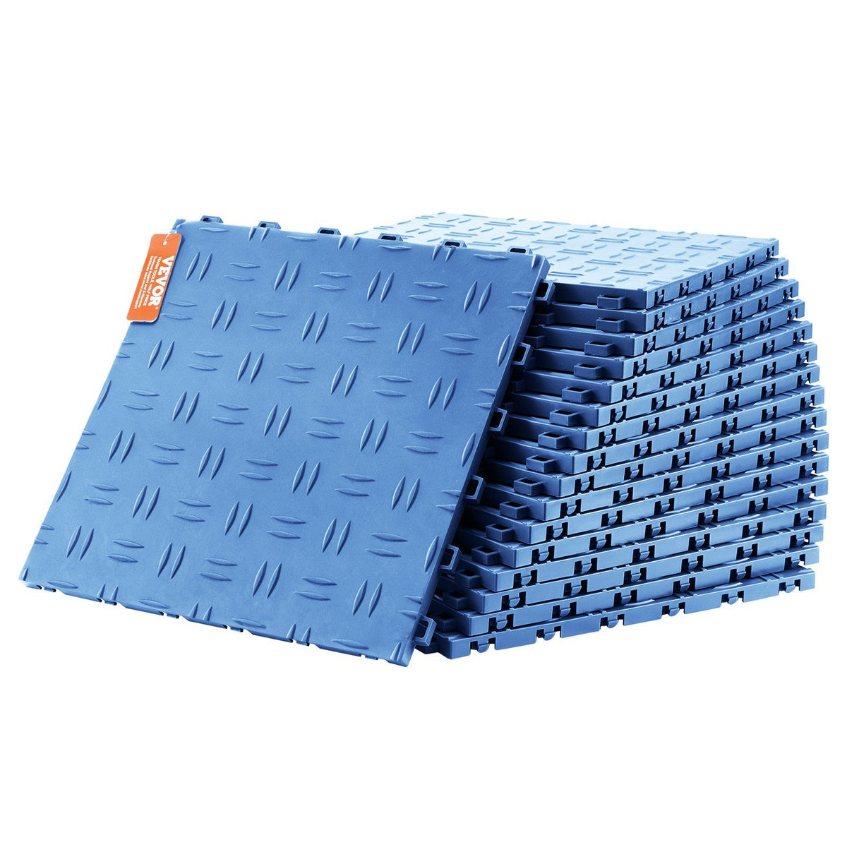 Garage Tiles Interlocking, 305 x 305 x 13.4 mm 50 Pack Garage Floor Covering Tiles, Non-Slip Double-Sided V952-CKDDLSJ501212K34WV0