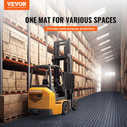 Garage Tiles Interlocking, 12 x 12 x 0.53 inch 25 Pack Garage Floor Covering Tiles, Non-Slip Double-Sided V952-CKDDSMH251212F3N8V0