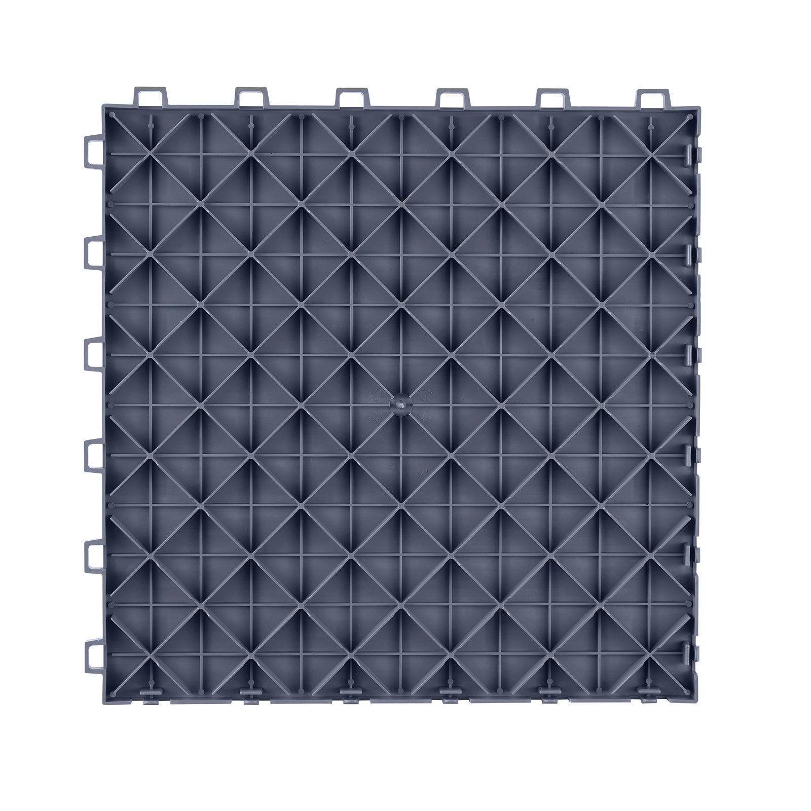 Garage Tiles Interlocking, 12 x 12 x 0.53 inch 25 Pack Garage Floor Covering Tiles, Non-Slip Double-Sided V952-CKDDSMH251212F3N8V0