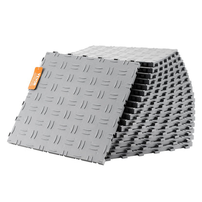 Garage Tiles Interlocking, 305 x 305 x 13.4 mm 25 Pack Garage Floor Covering Tiles, Non-Slip Double-Sided V952-CKDDYSJ2512128VEAV0