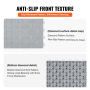 Garage Tiles Interlocking, 305 x 305 x 13.4 mm 25 Pack Garage Floor Covering Tiles, Non-Slip Double-Sided V952-CKDDYSJ2512128VEAV0