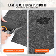 Garage Floor Mat, 2.25 x 5.2 M Waterproof Protection from Water,Snow, Rain,Mud and Oil for Cars, Non-slip V952-CKDT7417HHS0ZZ0HQV0