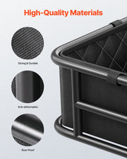 Rear Bike Basket Large Bicycle Basket with Cargo Net Rainproof Cover Liner V952-CKHXJSGZYNCBP96PNV0