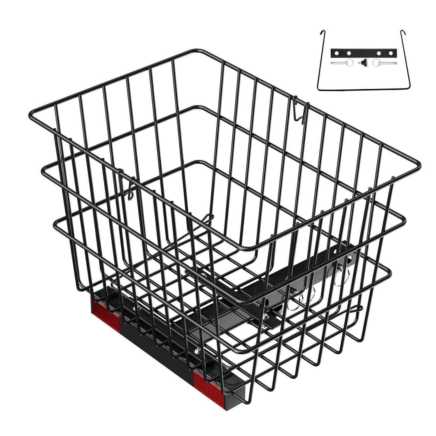 Scooter Rear Basket, Heavy Duty Metal Wire Basket with Handle, Spacious Cargo Basket, Works with 1-inch V952-CKHXJSSZWNCBHGDPJV0