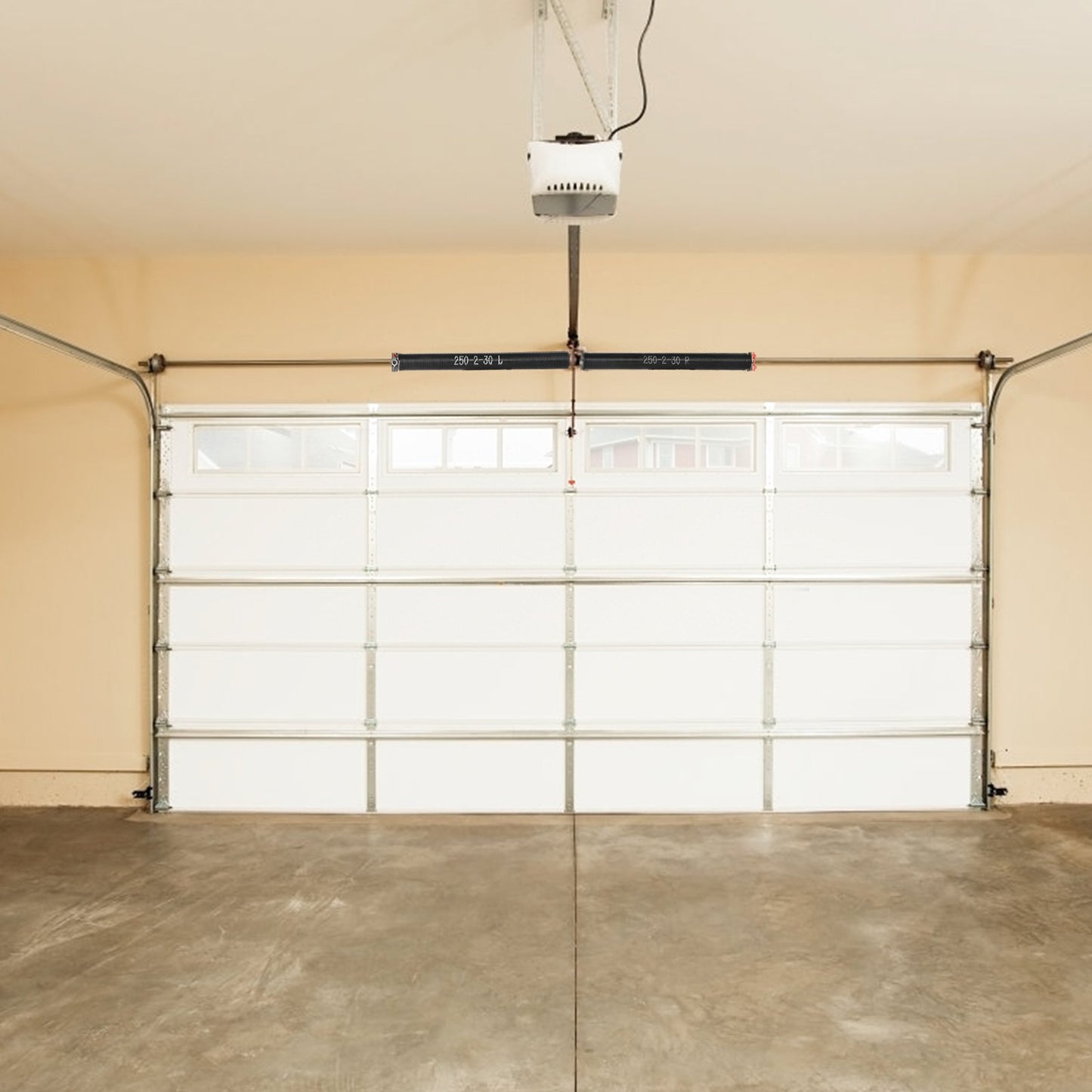 Garage Door Torsion Springs, 16000 Cycles, Pair of 0.25 x 2 x 30inch, Garage Door Springs with Non-Slip V952-CKMDH0250X2XGEHH7V0