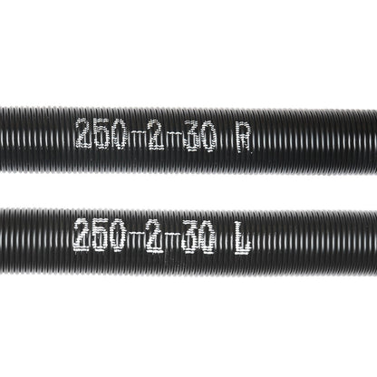 Garage Door Torsion Springs, 16000 Cycles, Pair of 0.25 x 2 x 30inch, Garage Door Springs with Non-Slip V952-CKMDH0250X2XGEHH7V0