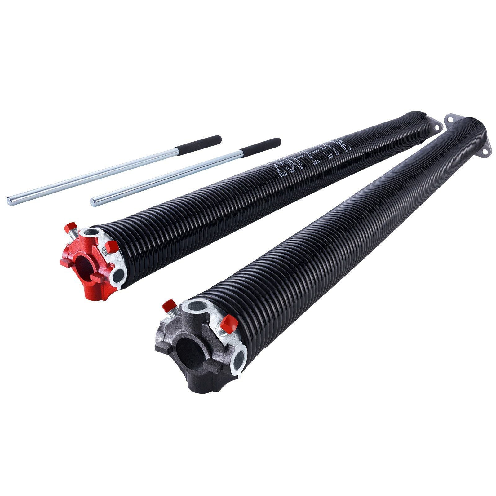 Garage Door Torsion Springs, Pair of 6.35 x 50.8 x 787 mmn, 16000 Cycles, Electrophoresis Black Coated for V952-CKMDH0250X2XWA4D1V0